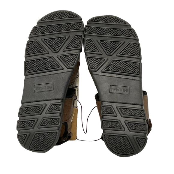 Weatherproof Vintage Men’s Cory Fisherman Sandals Brown Size 12 - Picture 6 of 6